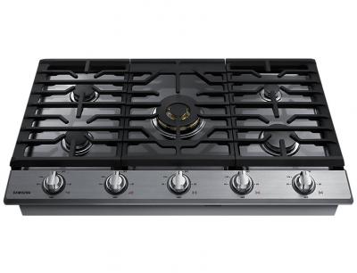 36" Samsung Gas Cooktop With 22 K BTU Dual Burner - NA36N7755TS