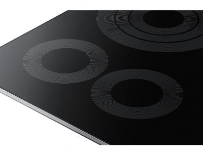 36" Samsung  Electric Cooktop with 3.3 kW Rapid Boil Burner - NZ36K6430RS