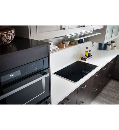 36" KitchenAid Induction Cooktop with 5 Elements, Touch-Activated Controls and Power Slider - KICU569XBL