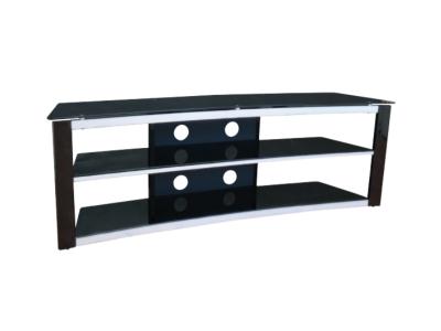 Sonora Curved Metal Glass TV Stand - S45V71N