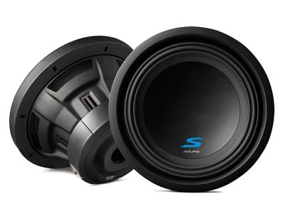 Alpine 10" Dual Voice Coil (4 Ohm) High Performance Subwoofers - S-W10D4