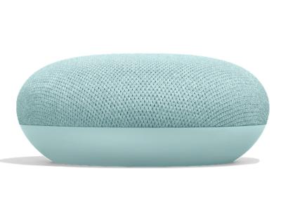 Google Smart Speaker With Built in Google Assistant In Aqua - Home Mini (Aqua)