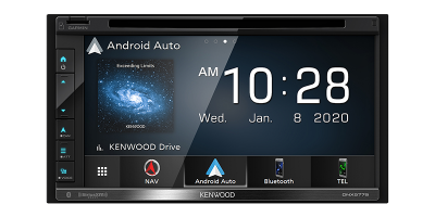 Kenwood Navigation DVD Receiver With Bluetooth And High Resolution Audio - DNX577S