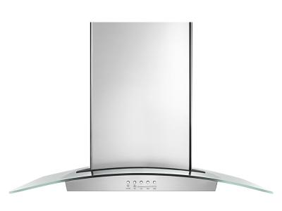 30" Whirlpool Convertible Glass Kitchen Ventilation Hood With Glass Edge LED Lighting - WVW75UC0DS