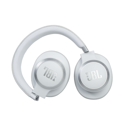 JBL Wireless Over-ear Noise Cancelling Headphones in White - Live 660NC (W)