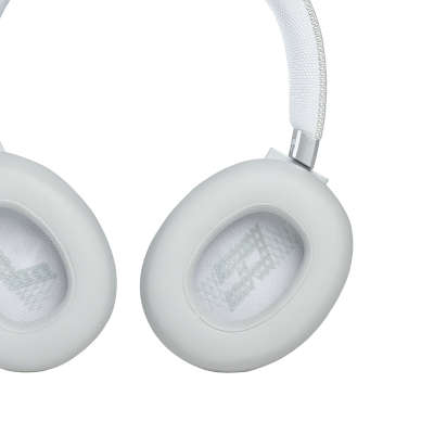 JBL Wireless Over-ear Noise Cancelling Headphones in White - Live 660NC (W)