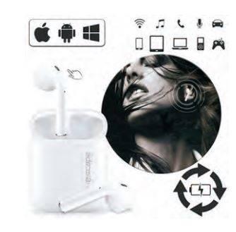 Escape Wireless Mini Earphones with Microphone - BTM700WH
