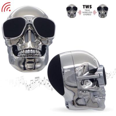 Escape Wireless Speaker In Skull Design With Fm Radio and Microphone - SPBT992