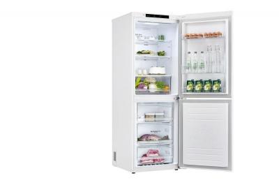 24" LG Counter Depth Bottom Freezer Refrigerator with Smart Inverter  - LRDNC1004W