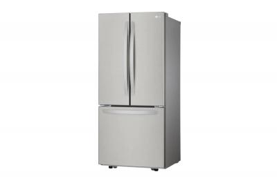 30" LG 21.8 cu.ft. Capacity 3-Door French Door Refrigerator - LRFNS2200S