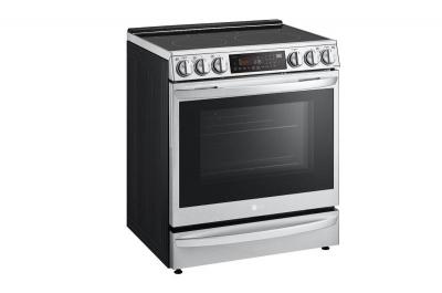 30" LG 6.3 cu ft. Capacity Smart Wi-Fi Enabled ProBake Convection Electric Slide-in Range - LSEL6337F