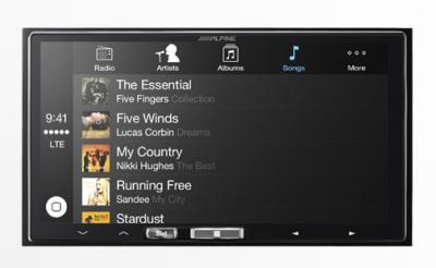 Alpine 7" Mech-less In-Dash Receiver with Wireless Apple CarPlay iLX-107 