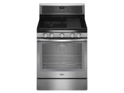 30" Whirlpool Freestanding Gas Range With 4 Sealed Burners - WFG710H0AS