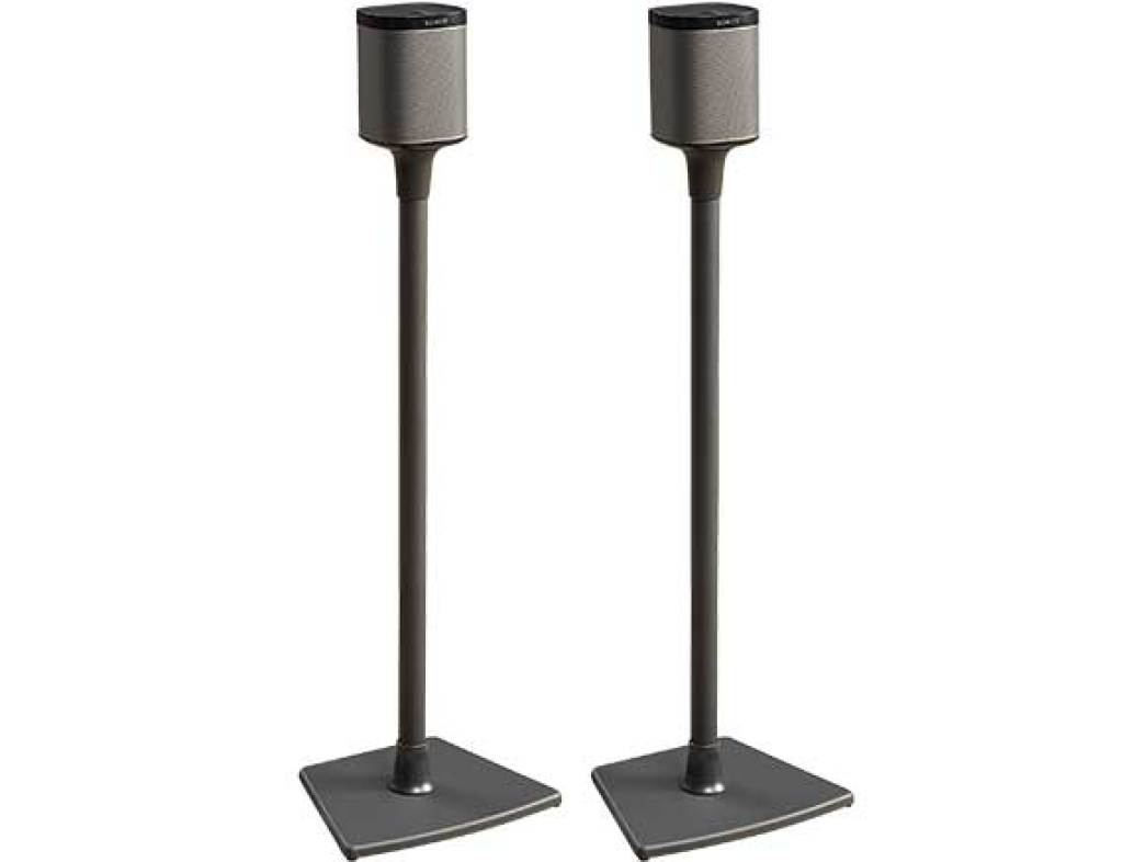 Sanus WSS2-B1 Wireless Speaker Stands For Sonos Play:1 and Play:3 (P