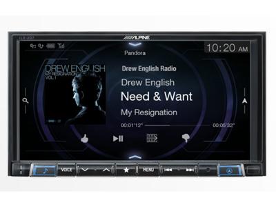 Alpine 7-Inch Mech-Less Audio/Video Receiver - iLX-207