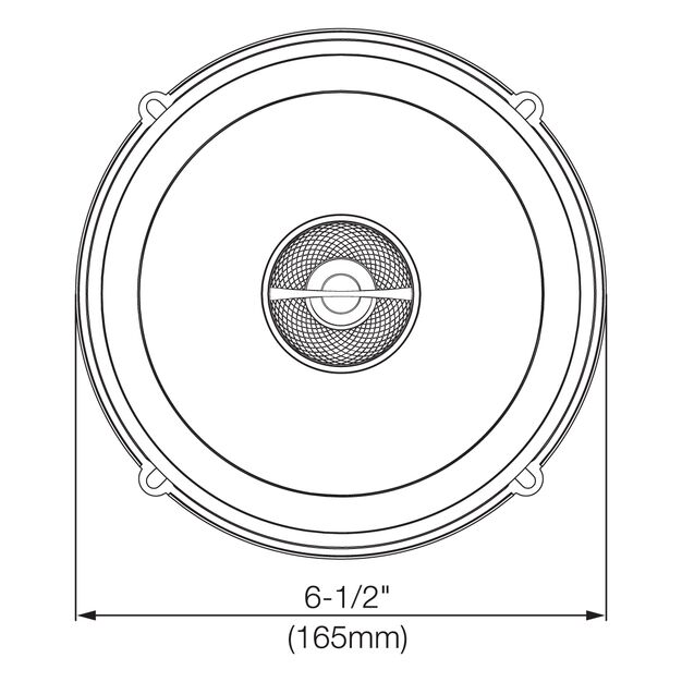 JBL 180W 6.5" 2-Way GX Coaxial Car Speakers -