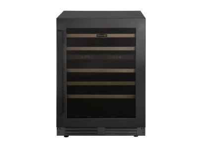 24" Marathon Built-in Dual Zone Wine Cooler in Black Steel - MWC56-DBLS