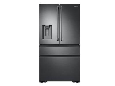 Samsung 23 cu. ft. Capacity Counter Depth 4-Door French Door Refrigerator with Polygon Handles - RF23M8090SG