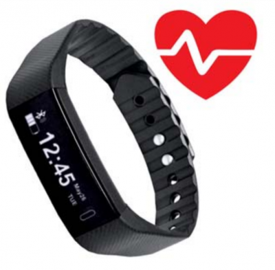 Boost Fitness Tracker With Bluetooth In Black - BSW230