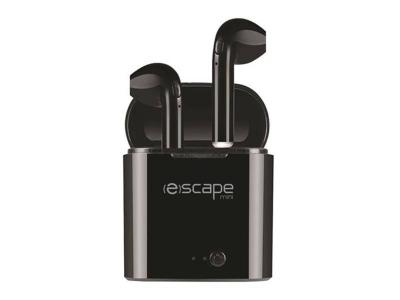 Escape Mini Wireless Bluetooth Stereo Earphones with Charging Station - BTM684BK
