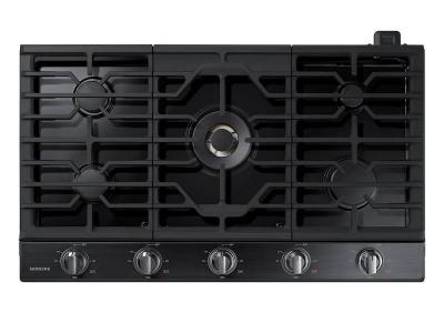 36" Samsung Gas Cooktop with 22K BTU Dual Power Burner - NA36K7750TG/AA