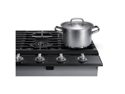 36" Samsung Gas Cooktop with 22K BTU Dual Power Burner - NA36K7750TG/AA