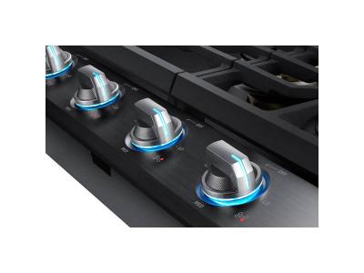 36" Samsung Gas Cooktop with 22K BTU Dual Power Burner - NA36K7750TG/AA