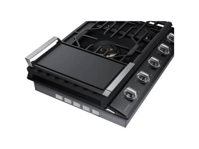 36" Samsung Gas Cooktop with 22K BTU Dual Power Burner - NA36K7750TG/AA