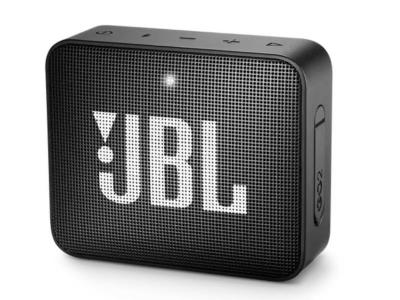 JBL Portable Bluetooth Speaker in Black - JBLGO2BLKAM