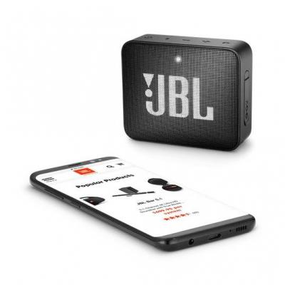 JBL Portable Bluetooth Speaker in Black - JBLGO2BLKAM