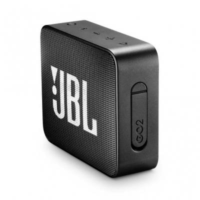 JBL Portable Bluetooth Speaker in Black - JBLGO2BLKAM