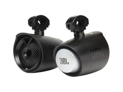 JBL Enclosed Two-Way 10 Inch Marine Audio Tower Speaker - MT6HLB