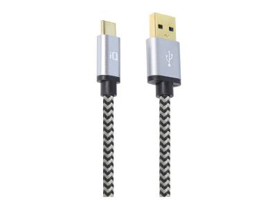 IQ 1.5 Meters USB Type-C to USB Type-A Braided Cable - IQCUSB31B