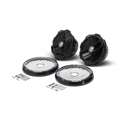 Rockford Fosgate 8 Inch Punch Marine Full Range Speakers in Black - PM282B