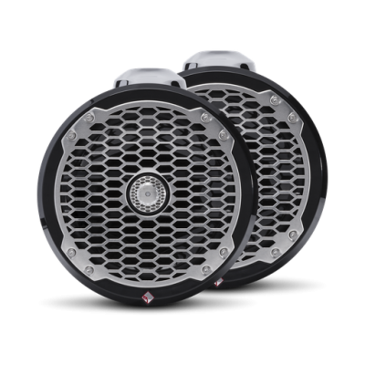 Rockford Fosgate 8 Inch Punch Marine Wakeboard Tower Speakers in Black - PM282W-B