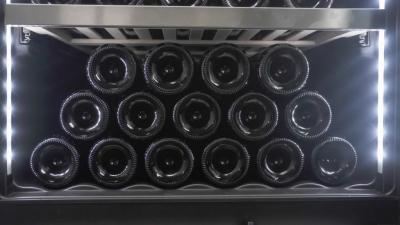 23" Silhouette Built-in Column 129 Bottles Wine Cooler - SPRWC140D1SS
