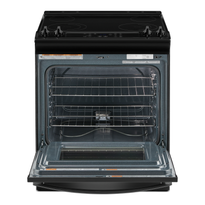 30" Whirlpool 4.8 Cu. Ft. Electric Range With Frozen Bake Technology In Black - YWEE515S0LB