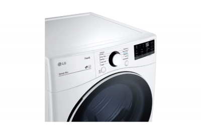 27" LG 7.4 Cu. Ft. Electric Dryer with Built-In AI Sensor Dry and Touch Control Panel - DLE3600W