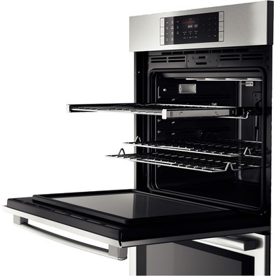 30" Bosch Benchmark  Series Double Wall Oven In Stainless Steel - HBLP651UC