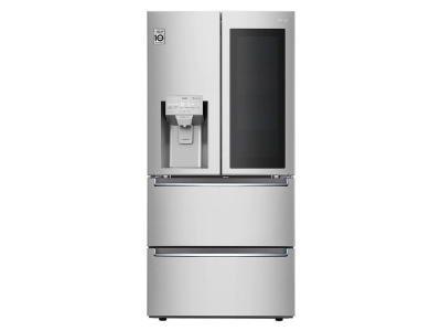33" LG 18.3 cu.ft. Counter Depth French Door Refrigerator with Exterior Water Dispenser - LRMVC1803S