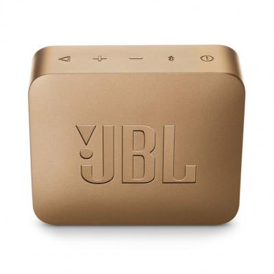 JBL Portable Bluetooth Speaker GO 2 Pearl Champagne - JBLGO2CHAMPAGNEAM