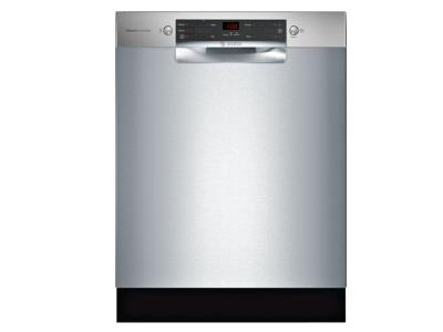 24"  Bosch 300 Series Recessed Handle Special Application Dishwasher - SGE53X55UC