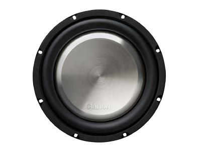 Clarion 1000W MAX. 10" SINGLE 4-OHM VOICE COIL SHALLOW-MOUNT SUBWOOFER WF2520