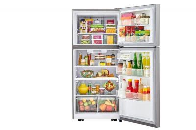 30" LG 20 Cu. Ft.  Top Mount Refrigerator in Platinum Silver - LTCS20020V