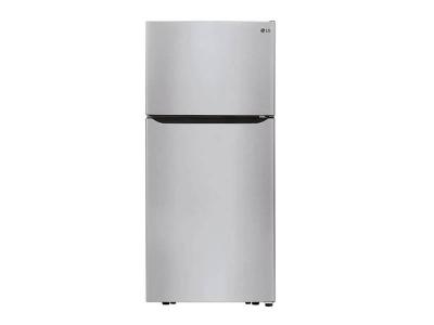 30" LG 20 Cu. Ft.  Top Mount Refrigerator in Platinum Silver - LTCS20020V