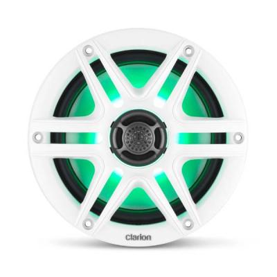 Clarion 6.5 Inch Marine Coaxial Speakers - CMS-651RGB-SWB