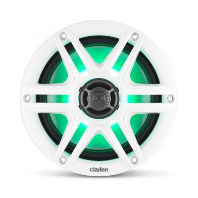 Clarion 6.5 Inch Marine Coaxial Speakers - CMS-651RGB-SWB