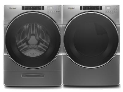 27" Whirlpool 5.8 Cu.Ft. I.E.C. Front Load Washer And 7.4 Cu. Ft. Front Load Gas Dryer - WFW8620HC-WGD8620HC
