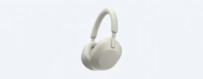 Sony Wireless Noise-Cancelling Headphones in Silver  - WH1000XM5/S