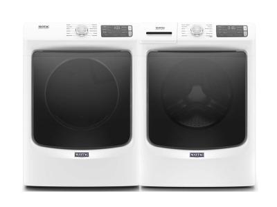 27"  Maytag 5.5 Cu. Ft. Front Load Washer With Extra Power And 7.3 Cu. Ft. Front Load Electric Dryer - MHW6630HW-YMED6630HW